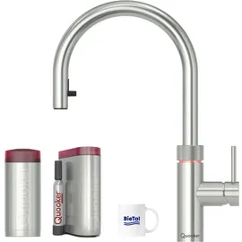 bietal® Quooker Flex Voll Edelstahl COMBI Reservoire & CUBE