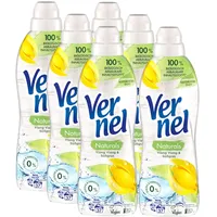 VERNEL Weichspüler 6x 37 WL (222 WL) Naturals Ylang Ylang & Süßgras 6x 814ml