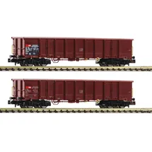 Fleischmann 830252 N 2er-Set Offene Güterwagen Eanos SBB