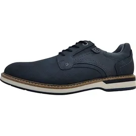 S.Oliver Herren Schnürschuhe Freizeit Elegant, Blau 44 EU - 44 EU