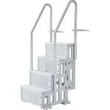 Vevor Poolleiter Grau 122–137 cm