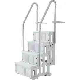 Vevor Poolleiter Grau 122–137 cm