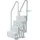 Vevor Poolleiter Grau 122–137 cm