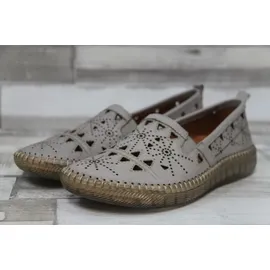 Manitu Damen Slipper Beige 39