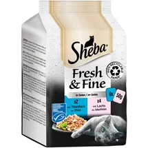 Sheba Fresh & Fine in Gelee Thunfisch & Lachs 36 x 50 g