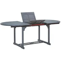 vidaXL Gartentisch 200 x 100 x 75 cm Grau