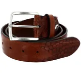 B.belt Gürtel Bela Ledergürtel Leder 95 Braun