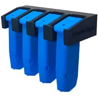 VlaMiTex H1 Waffenschrank Halterung für doppelreihige Magazine Waffentresor (Für 4 Magazine - 4M)