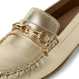 Marco Tozzi Damen Mokassins aus Leder Elegant, Gold (Gold), 37