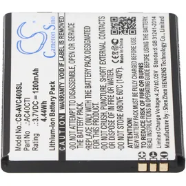 AccuCell Akku nur passend für Archos AC40CTI 55,64x47,85x4,62mm, Archos 40C Titanium 3,7 Volt, 1200mAh, 4,4Wh