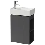 Laufen Kartell Waschtisch-Unterschrank H4075170336421 44x60x27cm, 1 Tür, schiefergrau