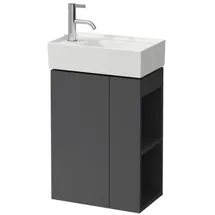 Laufen Kartell Waschtisch-Unterschrank H4075170336421 44x60x27cm, 1 Tür, schiefergrau