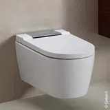 Geberit AquaClean Sela Wand-Dusch-WC mit TurboFlush, mit WC-Sitz L: 56.5 B: 37.5 weiß/chrom 146220211