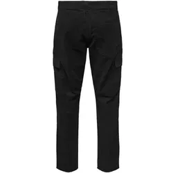 Only & Sons   Cargohose Cargohose TURIN lange Hose mit vielen Taschen  in Schwarz, EU S