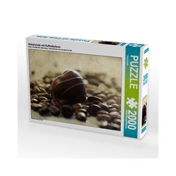 CALVENDO Puzzle CALVENDO Puzzle Schokolade mit Kaffeebohnen 2000 T, 2000 Puzzleteile