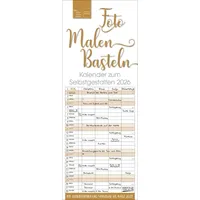 Korsch Verlag Foto-Malen-Basteln Familientimer gold 2026