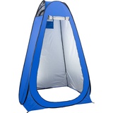 Stagecaptain TZ-190 MKII Quixie Pop-up Toilettenzelt - Geniales Wurfzelt für viele Outdoor-Anwendungen wie z.B. als Toilettenzelt, Umkleide oder Sonnenschutz - 190 cm hoch - Nur 2,3 kg schwer - Blau