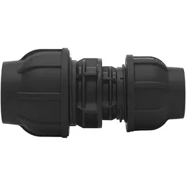LE SANITAIRE PE Verschraubung Kupplung Ø 63 x 40 mm schwarz