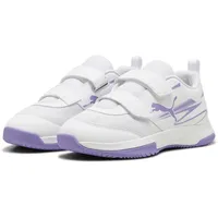 Puma Varion II Hallenschuhe mit Klettverschluss Kinder 04 white/lavender