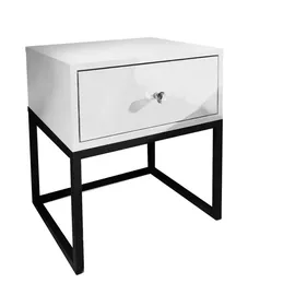 lookway Nachtschrank BLANCO Loft 45 x 37 x 53 cm Weiß