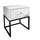lookway Nachtschrank BLANCO Loft 45 x 37 x 53 cm Weiß