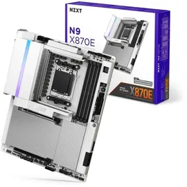 NZXT N9 X870E ATX Mainboard WIFI7/USB4 weiß