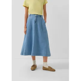 s.Oliver High Rise-Jeansrock Damen Blau 38
