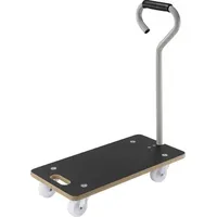 TOOLCRAFT TO-9972441 Transportroller Spanplatte Traglast (max.): 250 kg Anzahl Lenkrollen 4