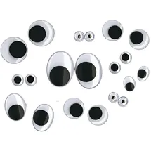 Rayher Wackelaugen sortiert 100 Stück