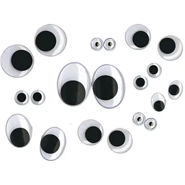 Rayher Wackelaugen sortiert 100 Stück