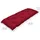 Beautissu Bankauflage 180 x 50 x 10 cm rot 1 St.