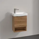Villeroy & Boch Waschtischunterschrank 1 Tür 43 x 52 x 27,3 cm Eiche