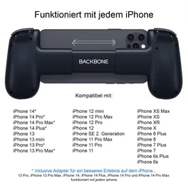 Backbone One Controller Schwarz iOS