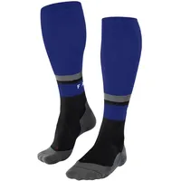 Falke Herren Laufsocken RU Compression Energy M KH Funktionsmaterial mit Kompression 1 Paar, Schwarz (Black-Mix 3010) - Wadenumfang W3 - Streifen, 43-46