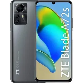 ZTE Blade A72S 3/128GB GRY 128 GB, Space Black, 6.75", Dual SIM, 50 Mpx, 4G), Smartphone, Schwarz
