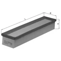 Mahle Luftfilter MAHLE LX 1258 für Renault Kangoo Rapid