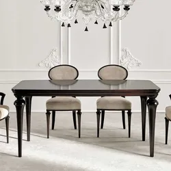 Esszimmer Tisch Dunkelbraun im klassischen Stil 175 cm breit