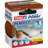 Tesa extra Power PERFECT Gewebeband braun