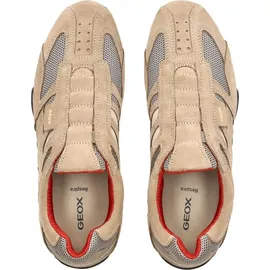 GEOX Snake U4207L beige/dark orange 46