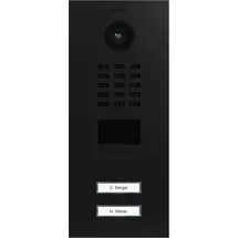 DoorBird D2102V Türsprechanlage LAN Außeneinheit Graphitschwarz (seidenmatt)