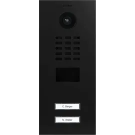 DoorBird D2102V Türsprechanlage LAN Außeneinheit Graphitschwarz (seidenmatt)