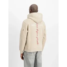 Alpha Industries Signature Hoodie beige L