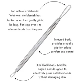 Tweezerman Studio No-Slip Skin Care Tool Edelstahl