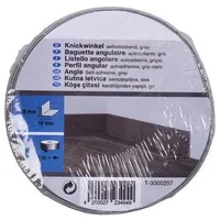 Primo - Knickwinkel 5m 18x18mm grau selbstklebend Weichsockelleiste Leiste