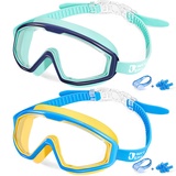 WaterSpace Taucherbrille Kinder Schwimmbrille Kind Mädchen Junior Jugend Jugendliche 14 13 12 11 10 9 8 7 6 5 4 3 Jahre Swimming Goggles Schwimmbrillen Schwimmmaske Antibeschlag