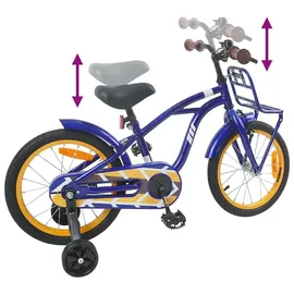 vidaXL Kinderfahrrad 16 Zoll blau