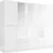 Wäscheschrank Barcelona 230 x 193 x 54 cm Weiß