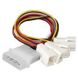 Akasa multi fan connection with speed reduction - Netzsplitter für Lüfter - inte