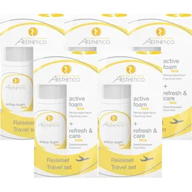 AESTHETICO Reiseset Refresh & Care + Active Foam Reinigungsschaum 100 ml
