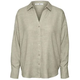 Vero Moda Melaney Queeny Langarmhemd Overcast / Melange S